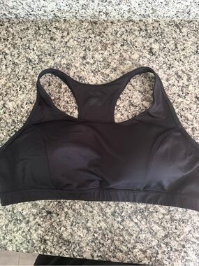 Women's Black Racerback Sports Bra - Comfortable Support